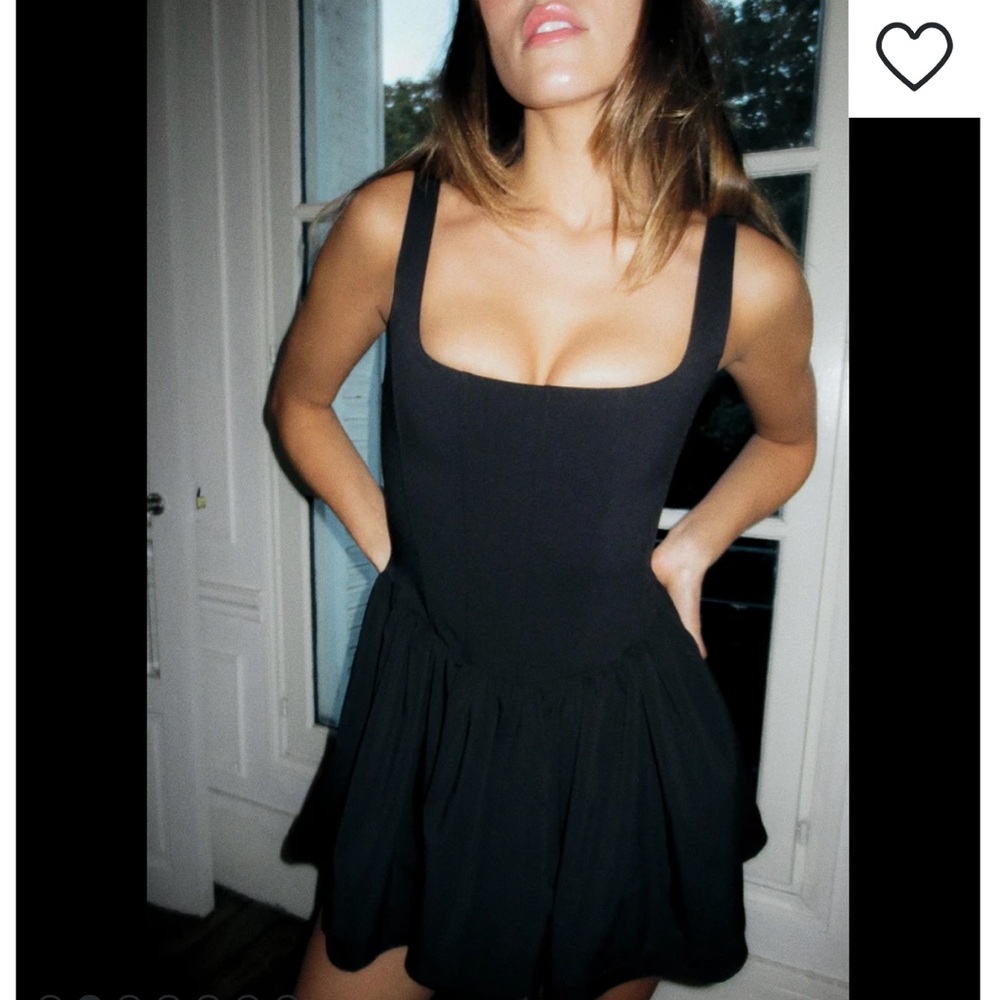Zara ruched dress